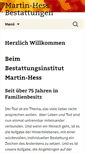 Mobile Screenshot of martin-hess-bestattungen.de